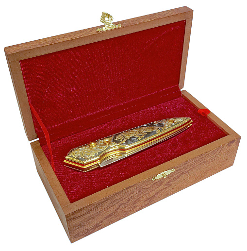 Нож складной дамасский "Пантера"