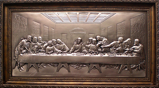 Картина из металла "Тайная вечеря"