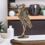 Бронзовая статуэтка "Аист"