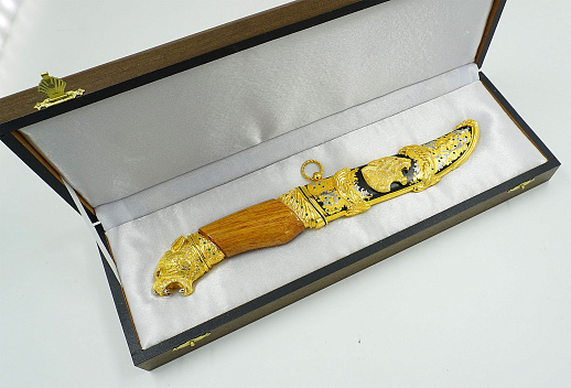 Дамасский нож "Пантера". Златоуст