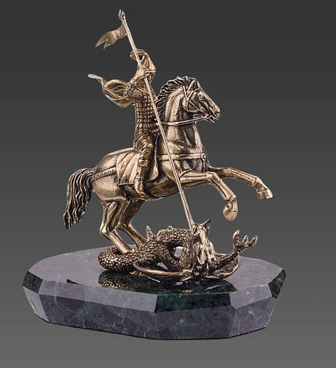 Статуэтка «Георгий Победоносец большой в шлеме»