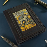 Ежедневник из натуральной кожи "Волк"