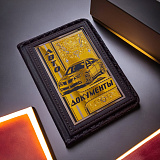 Кожаная обложка для водительских документов. Златоуст