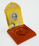 Икона Николая Чудотворца настольная. Златоуст