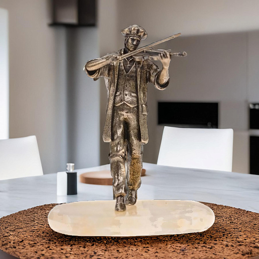 Бронзовая статуэтка "Скрипач"