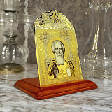 Икона Сергия Радонежского настольная. Златоуст
