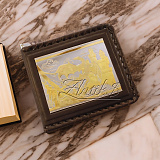 Зажим для денег кожаный "Дракон"