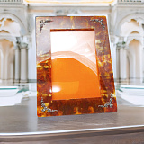 Фоторамка декоративная из янтаря