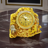 Часы "Охота на кабана". Позолоченные