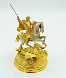 Статуэтка Георгий Победоносец Златоуст.