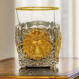 Подарочный бокал для виски  "Лев"