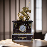 Подарочные каминные часы "Георгий Победоносец"