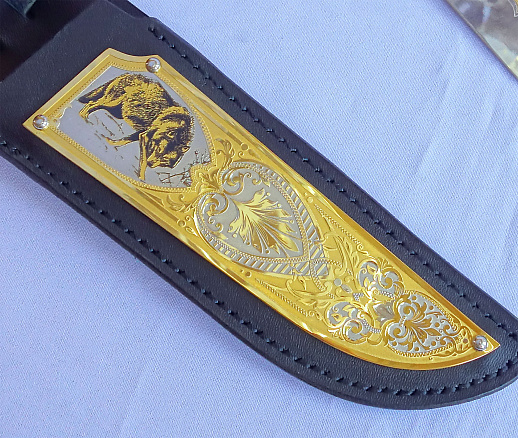 Нож «Волк на охоте» №8. Златоуст купить с доставкой Нож «Волк на охоте» №8. Златоуст