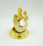 Подарочная подкова "На счастье" Яшма. Златоуст