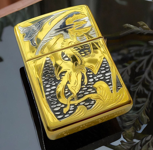 Зажигалка Zippo с гравировкой "Дракон"