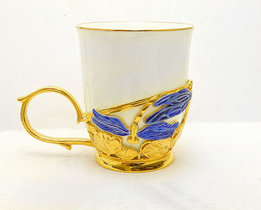 Подарочная кофейная чашка "Стрекоза"