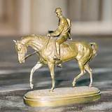 Бронзовая композиция "Жокей"
