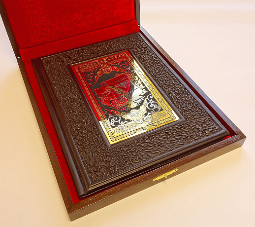 Кожаная папка на подпись руководителю