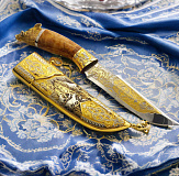 Нож с головой кабана № 2. Златоуст