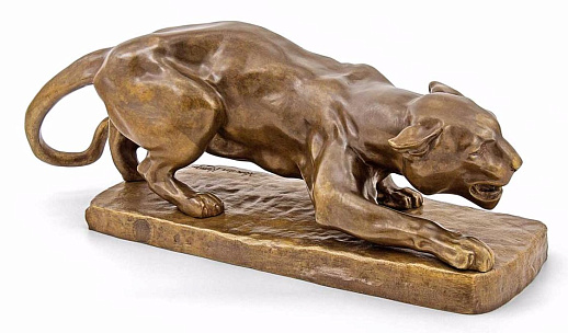 Бронзовая композиция «Крадущаяся пантера» купить с доставкой Бронзовая композиция «Крадущаяся пантера»