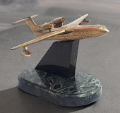 Бронзовый сувенир "Самолет"