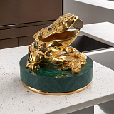 Бронзовая статуэтка «Денежная жаба - фэншуй»