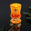 Стопка для водки из камня (янтарь)