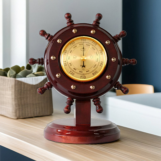 Барометр настольный "Штурвал"