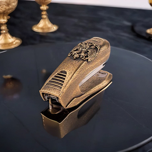 Большой бронзовый степлер