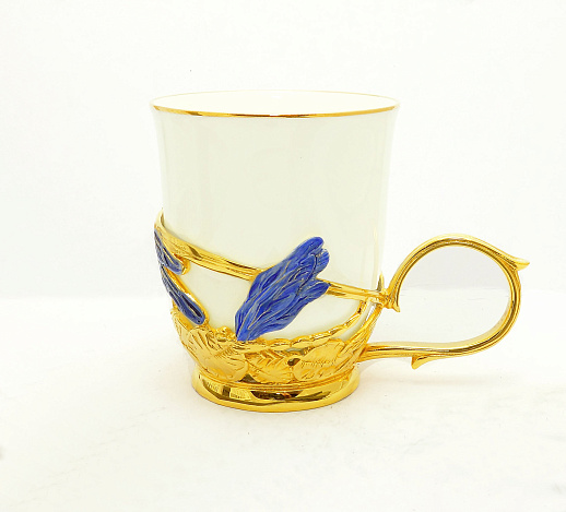 Подарочная кофейная чашка "Стрекоза"