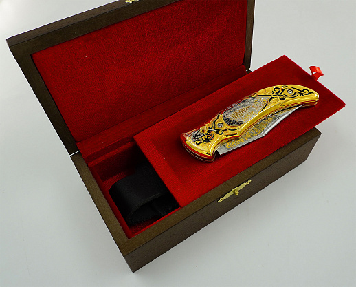 Нож складной "Лес" Златоуст. купить с доставкой Нож складной "Лес" Златоуст.