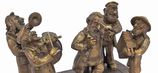 Бронзовая композиция "Уличный оркестр"