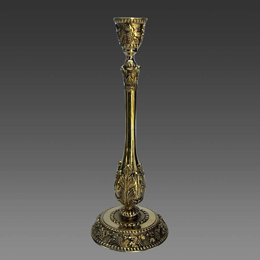 Бронзовый подсвечник "Виноград"