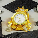 Часы "Морские". Позолоченные