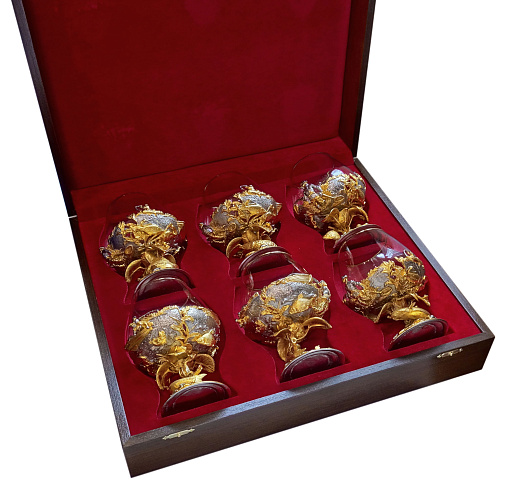 Набор бокалов для коньяка "Охота"