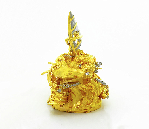 Колокольчик "Морской". Позолоченный