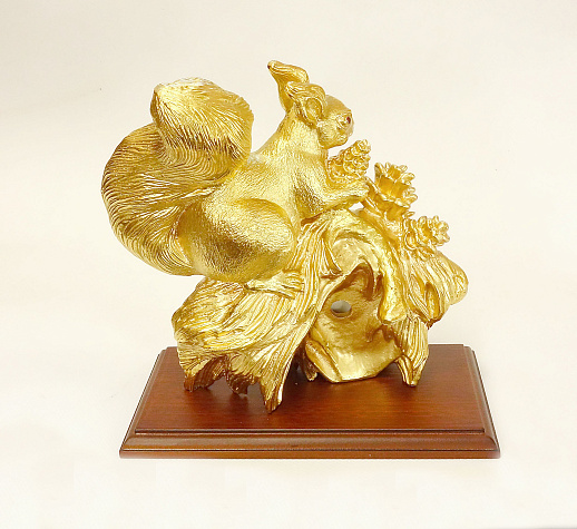 Настольные часы из бронзы