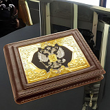 Кожаная обложка для удостоверения. Златоуст