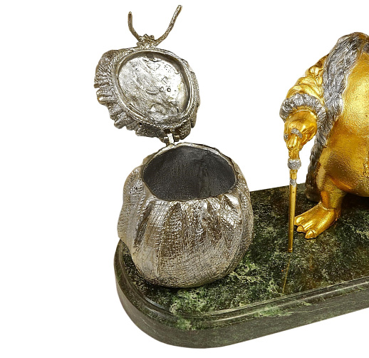 Композиция "Богатый крот". Позолоченная