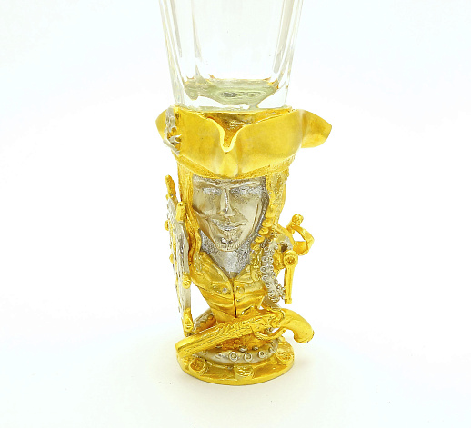 Лафитники "Пират" 2шт. Позолоченные