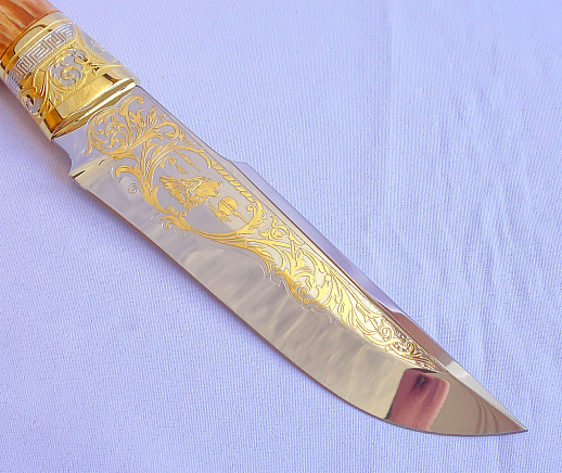 Нож «Волк на охоте» №8. Златоуст купить с доставкой Нож «Волк на охоте» №8. Златоуст