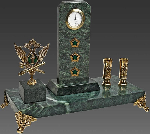 Часы подарочные «Погон с п/п и гербом ФССП» купить с доставкой Часы подарочные «Погон с п/п и гербом ФССП»