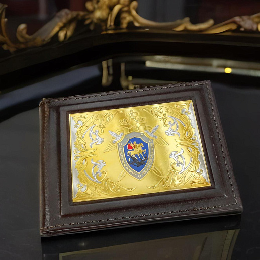 Обложка для удостоверения ручной работы "СК РФ". Златоуст