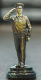Бронзовая статуэтка "Майор (подполковник, полковник) МВД"