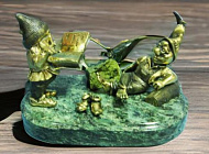 Бронзовая композиция "Наставник"