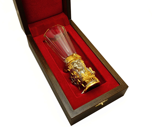 Лафитник "Пират". Позолоченный