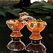 Чаша дизайнерская из янтаря