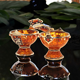 Чаша дизайнерская из янтаря