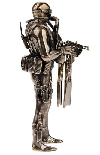 Бронзовая статуэтка "Водолаз"