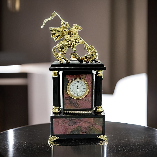 Каминные часы "Георгий Победоносец"